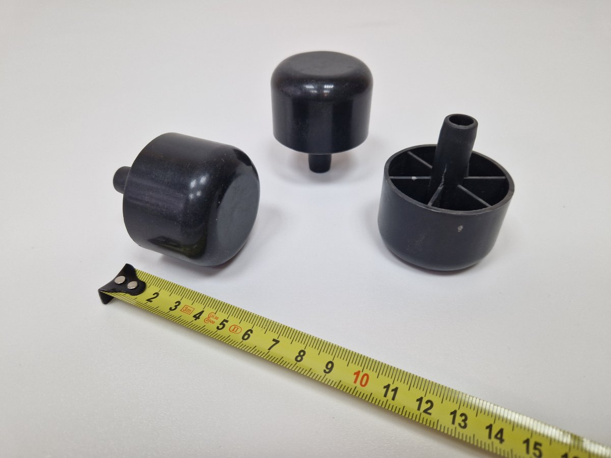 Picior plastic P09 – OKE4650-353 rotund cu cep